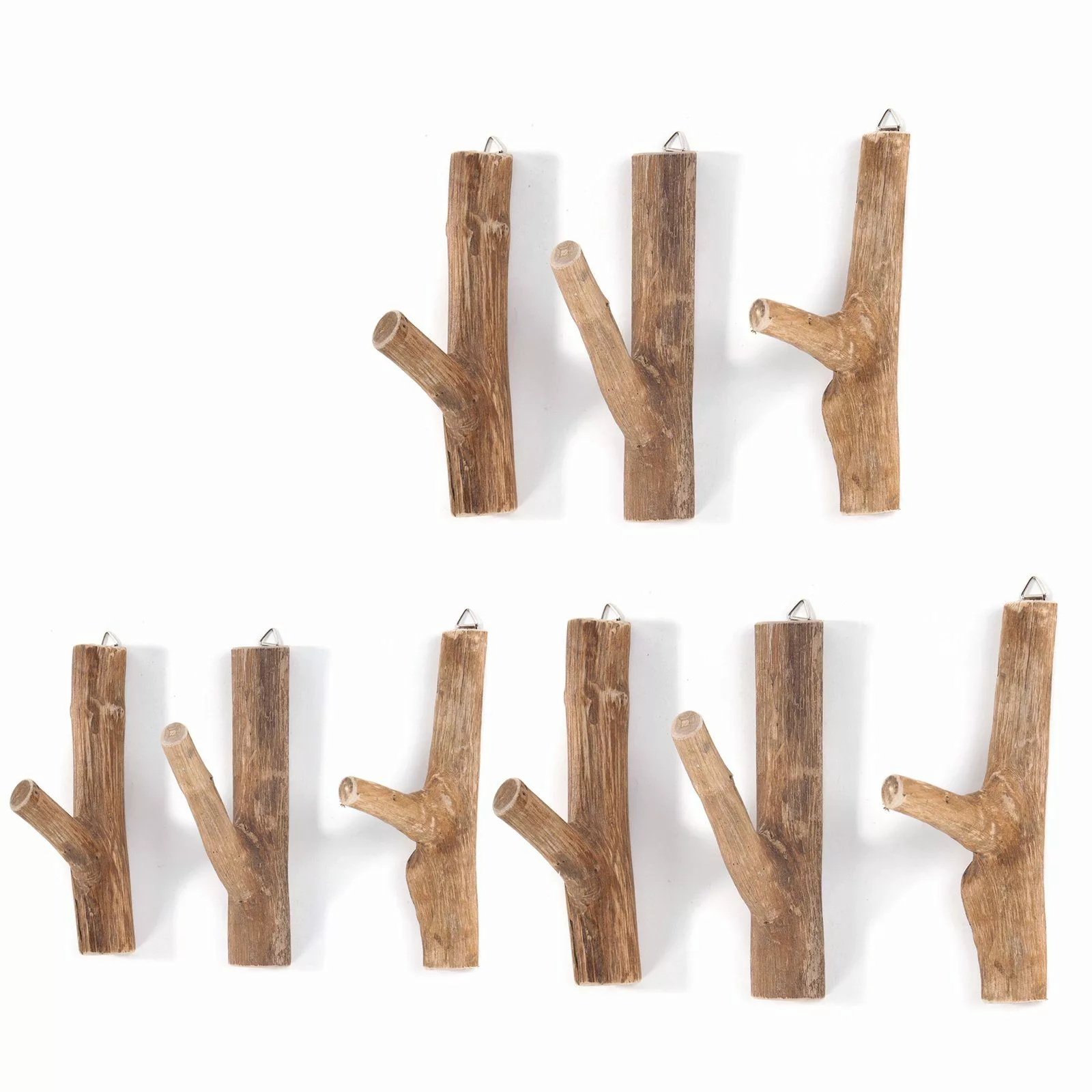 DESIGN DELIGHTS Wandgarderobe Garderobenhaken 9er Set günstig online kaufen