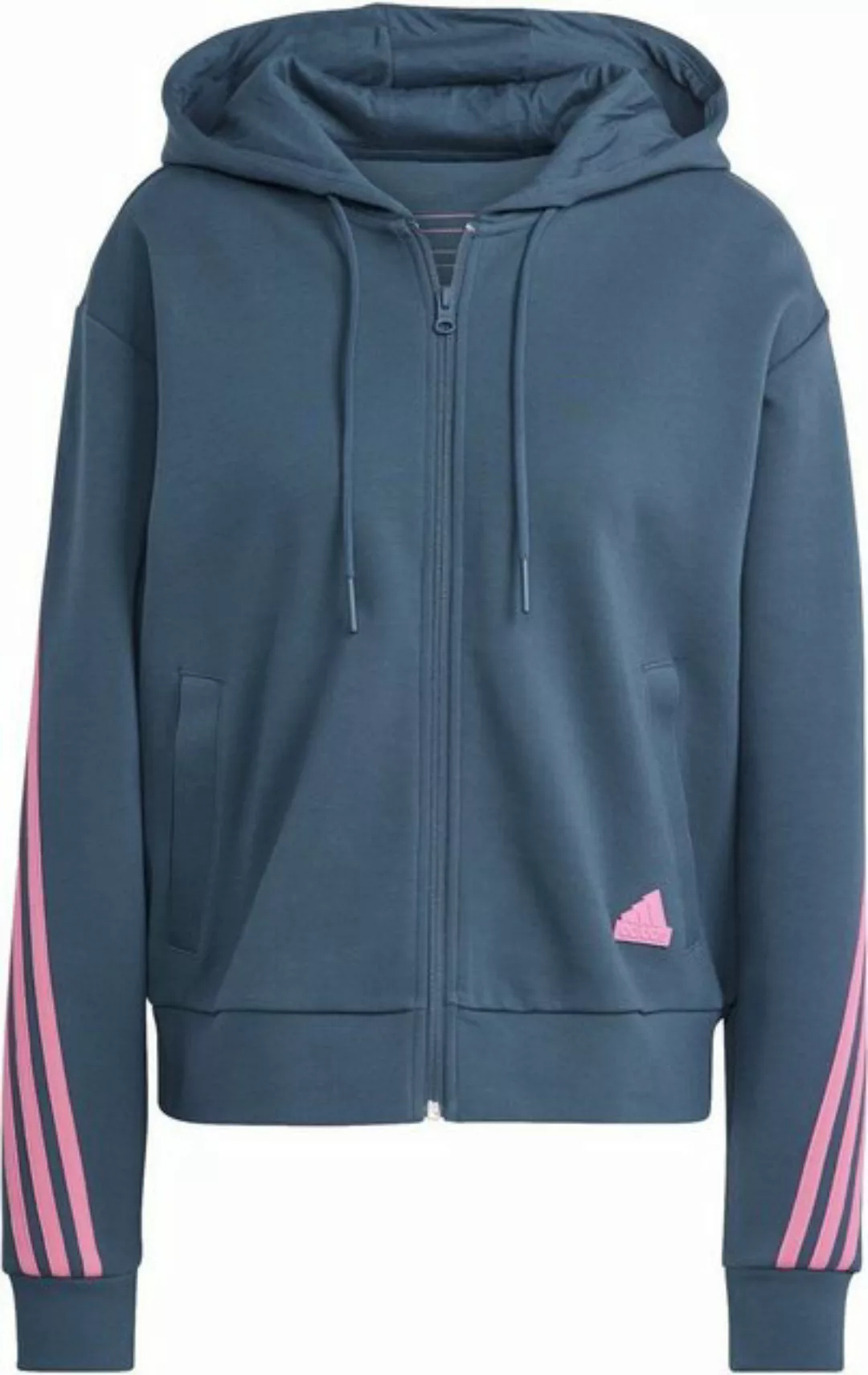 adidas Sportswear Kapuzensweatshirt FI 3 Streifen FZ Damen Kapuzenjacke bla günstig online kaufen