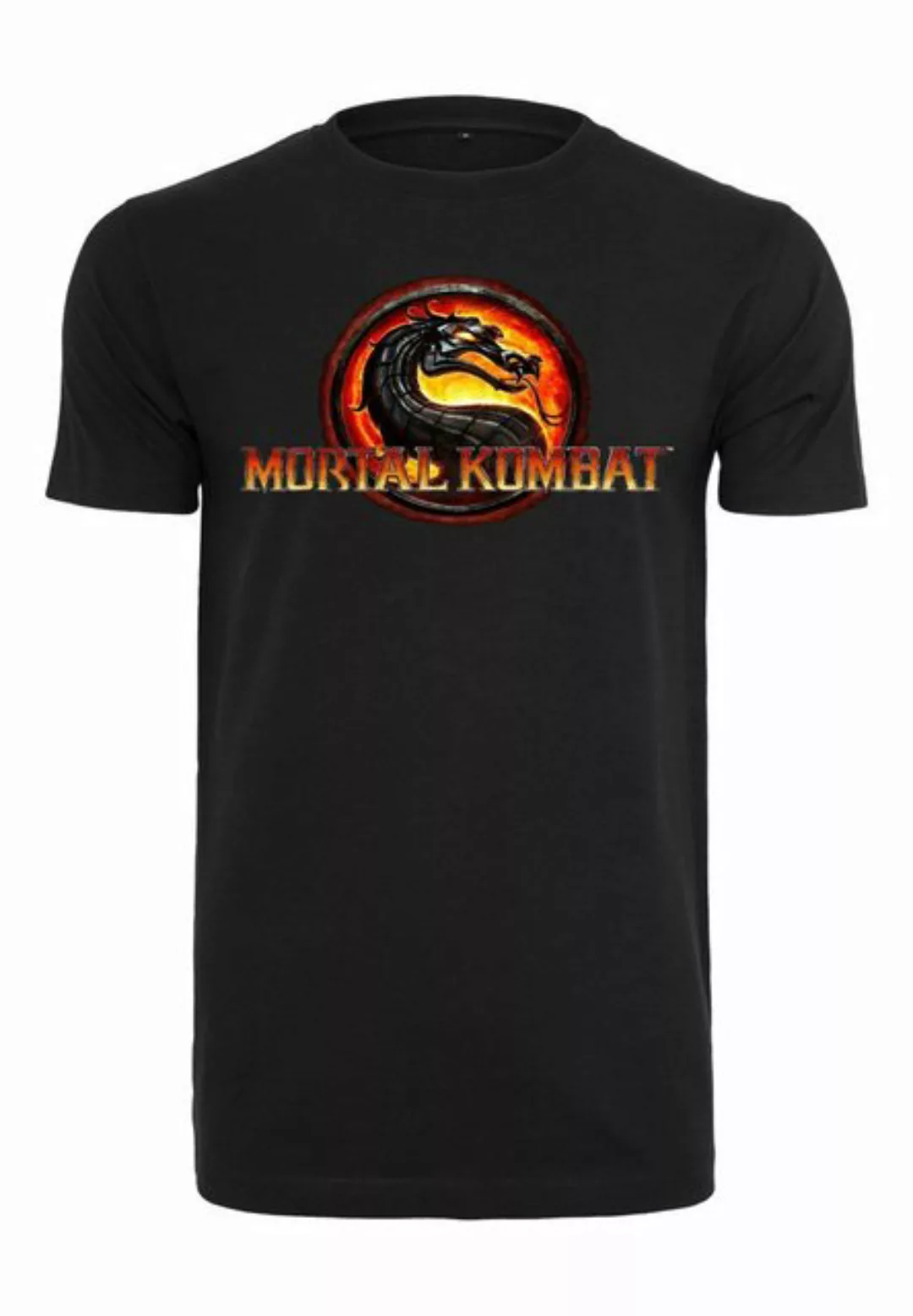 Merchcode T-Shirt MORTAL KOMBAT LOGO TEE MC590 Black günstig online kaufen