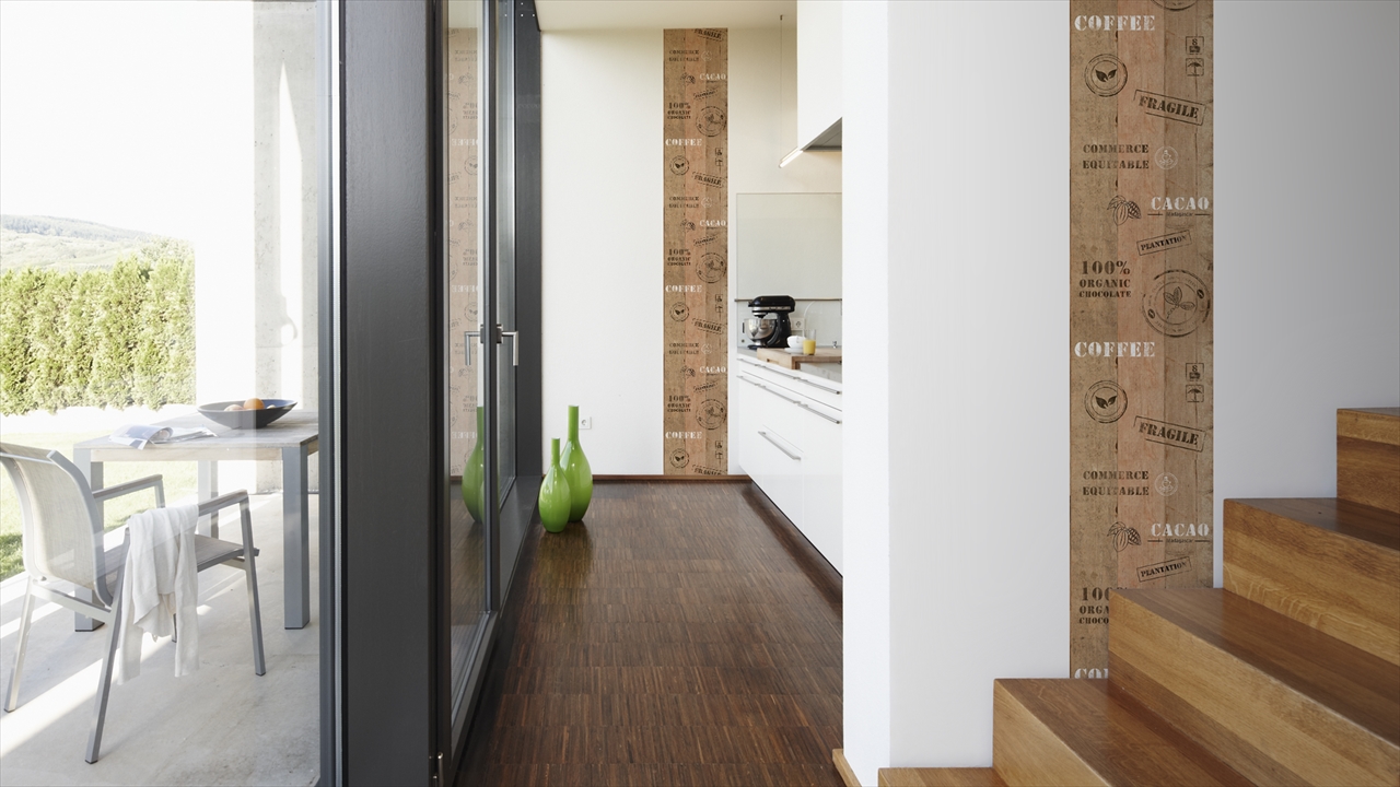 Bricoflor Holzbretter Tapete für Küche Vinyl Küchentapete Selbstklebend Ret günstig online kaufen