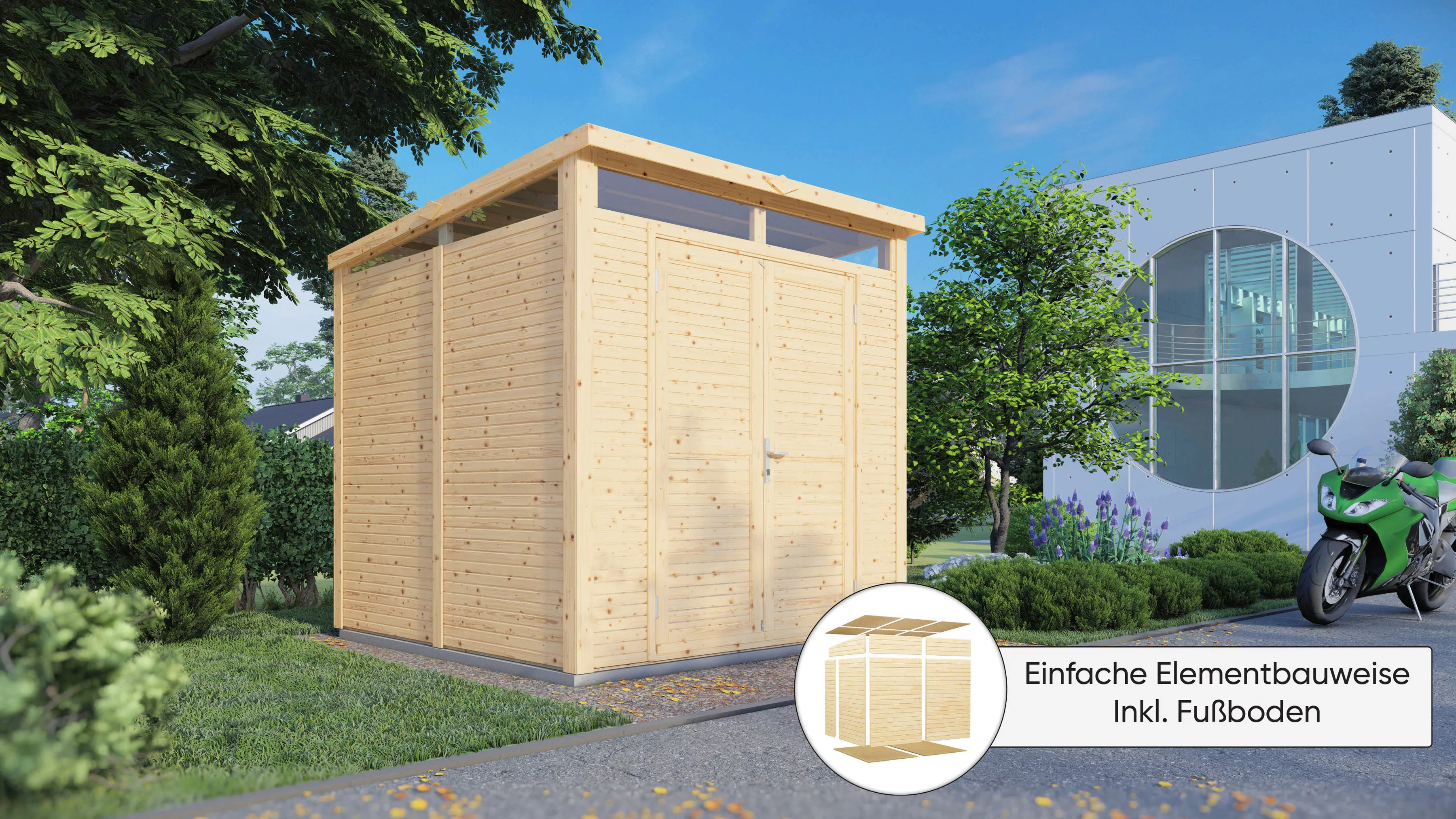 BERTILO Gartenhaus "Woodline" günstig online kaufen