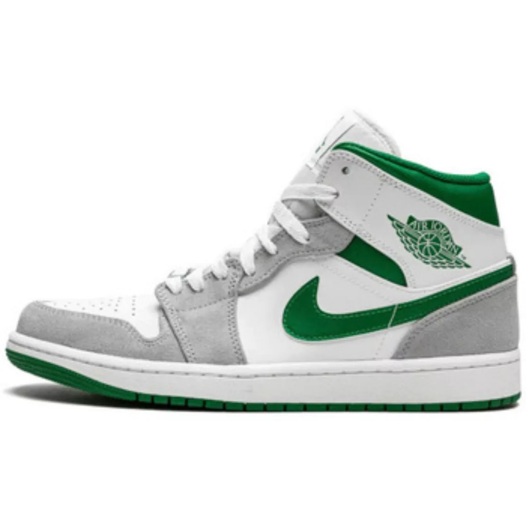 Nike  Sneaker Air Jordan 1 Mid Grey Green günstig online kaufen