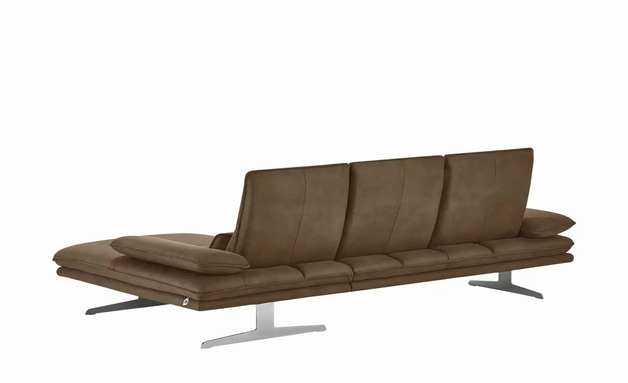 W.SCHILLIG Ecksofa aus Mikrofaser Broadway ¦ braun ¦ Maße (cm): B: 291 H: 9 günstig online kaufen