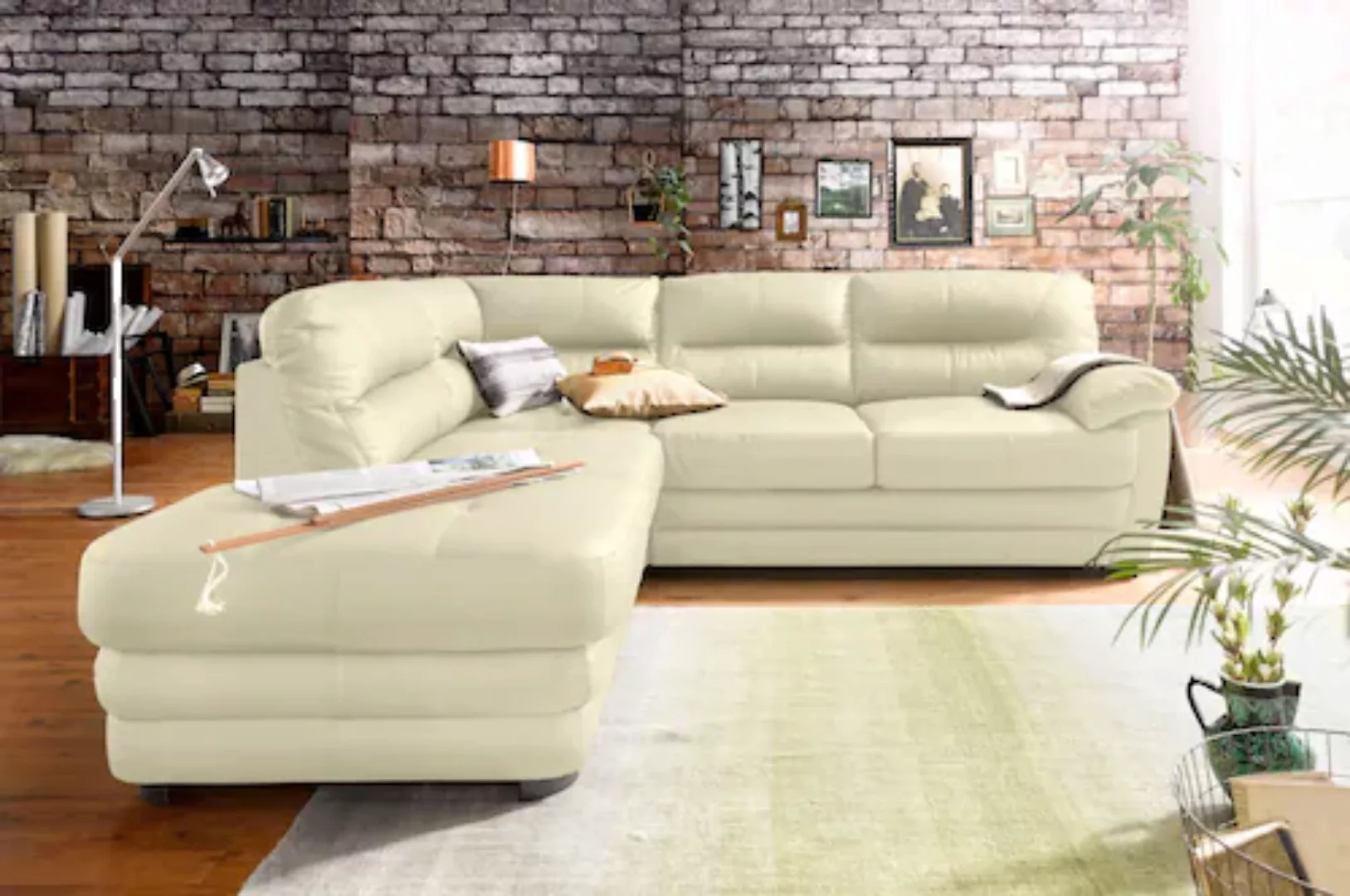 COTTA Ecksofa »Royale L-Form«, wahlweise mit Bettfunktion günstig online kaufen