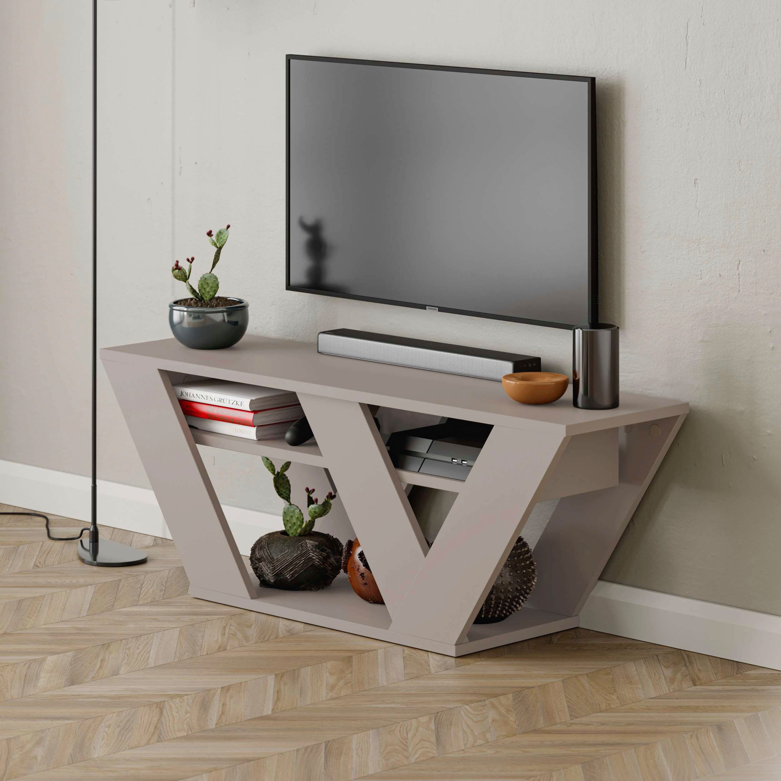 Decortie TV-Schrank "Thales TV Schrank", (Packung), Einfache Montage,Platzs günstig online kaufen