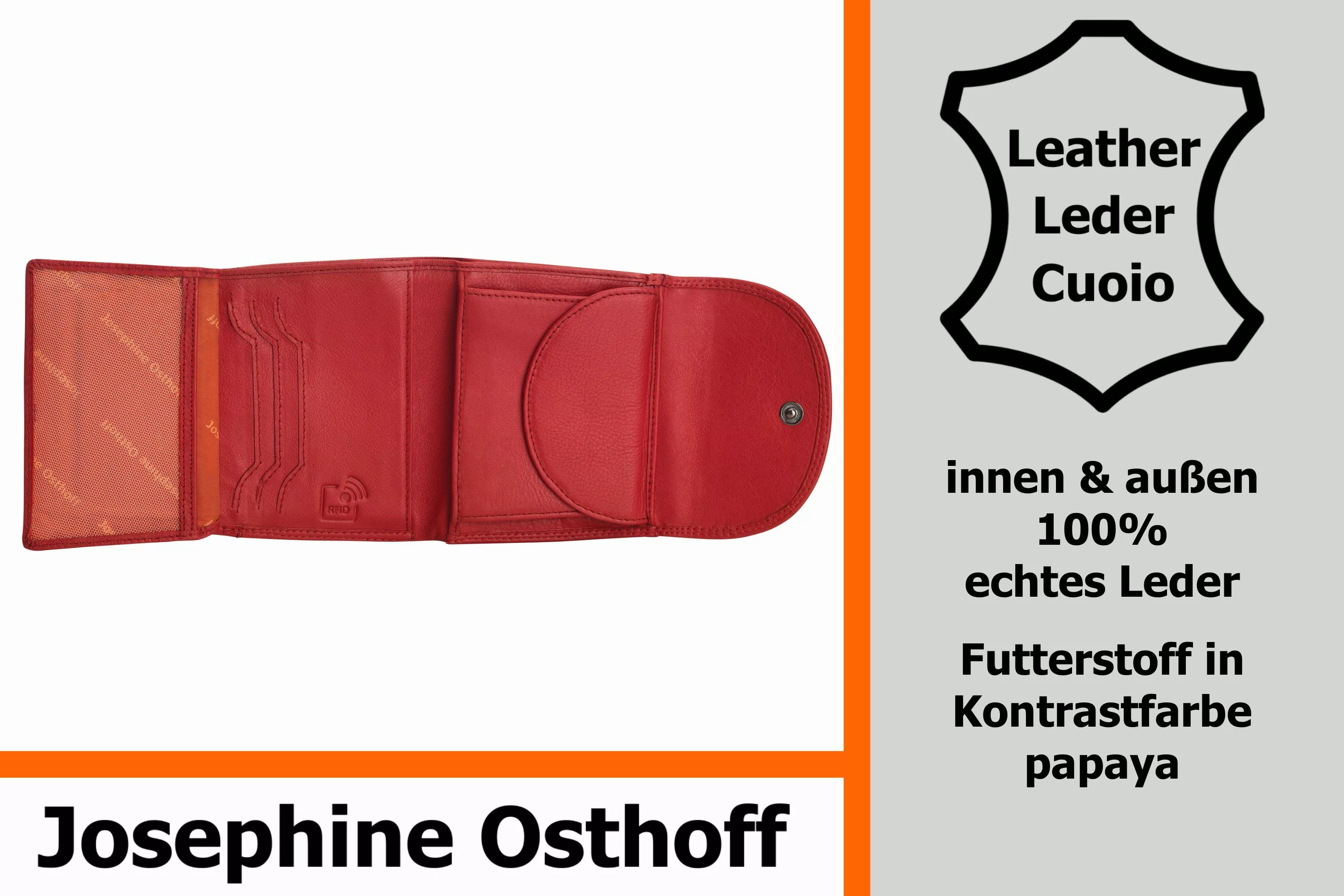 Josephine Osthoff Geldbörse Club Geldbörse kirsche günstig online kaufen
