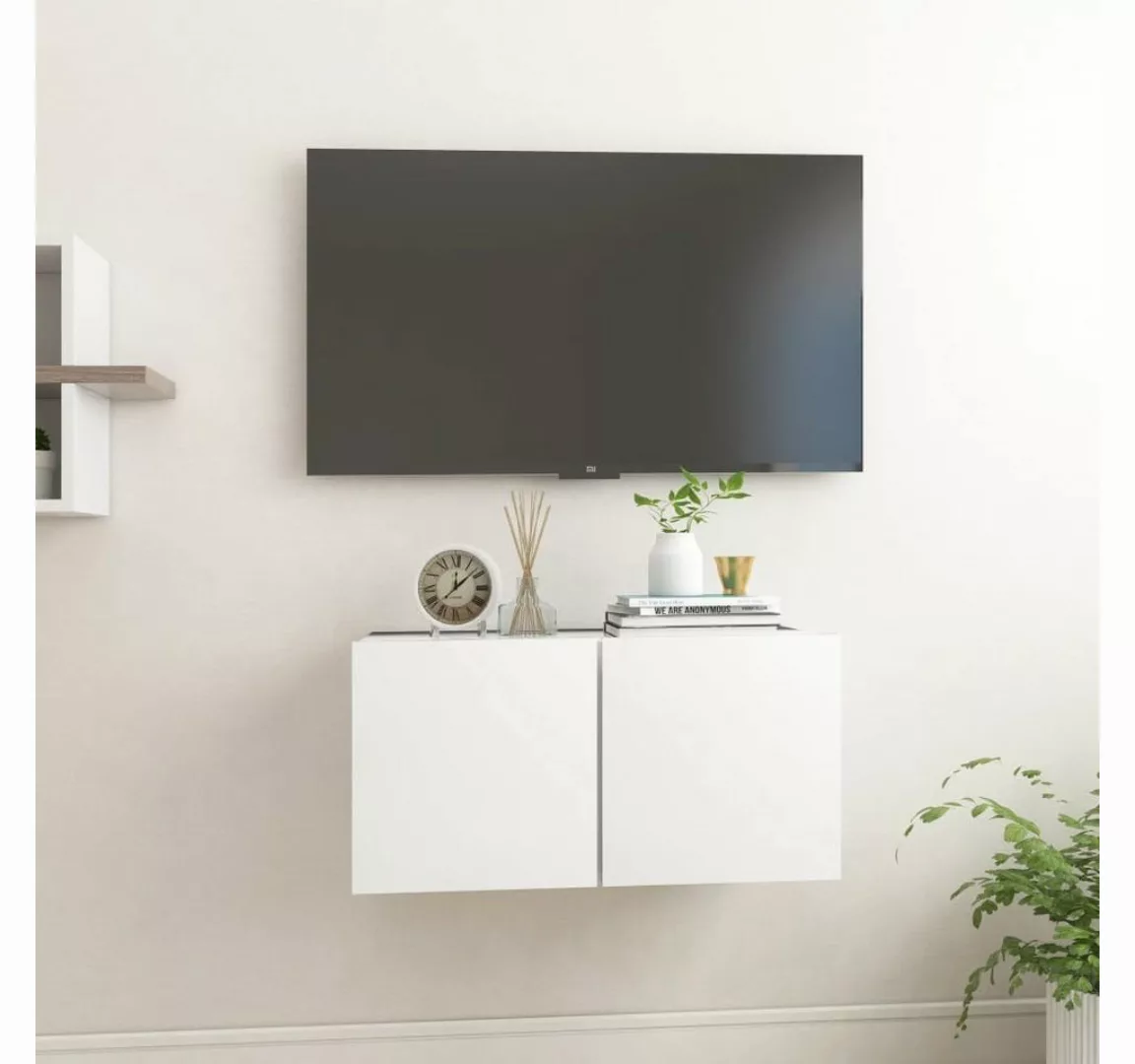 vidaXL TV-Schrank TV-Hängeschrank Weiß 60x30x30 cm günstig online kaufen