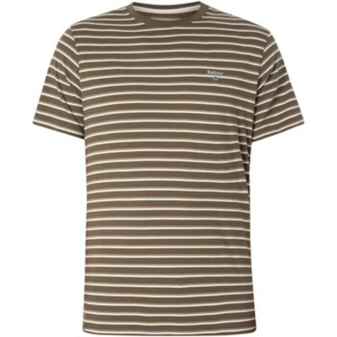 Barbour  T-Shirt T-Shirt mit Ponte-Streifen günstig online kaufen