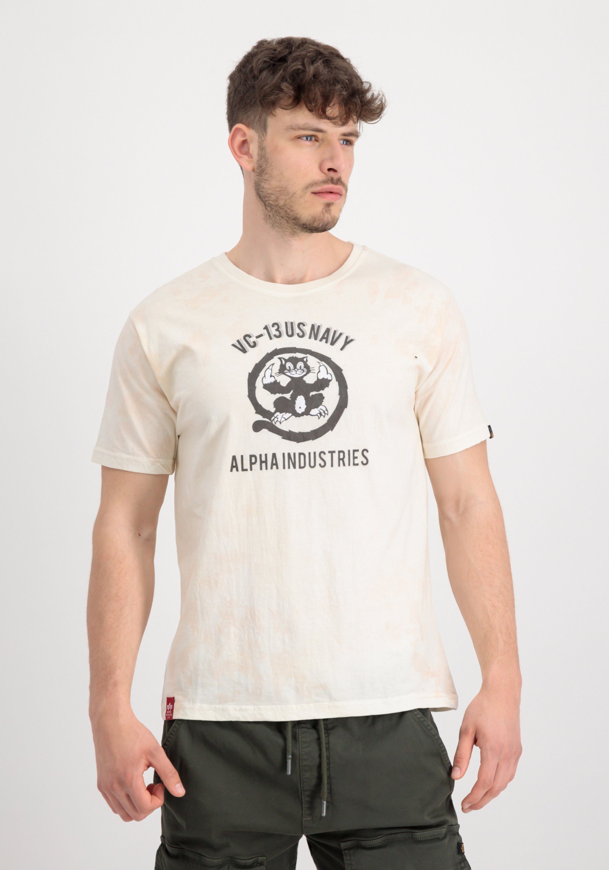 Alpha Industries T-Shirt "Alpha Industries Men - T-Shirts USN Cat T-Shirt" günstig online kaufen