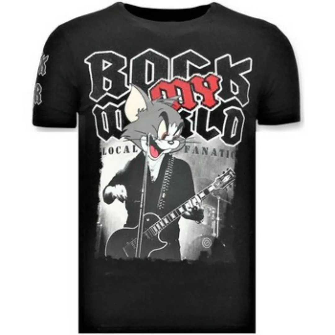 Local Fanatic  T-Shirt Lustige Rock My World günstig online kaufen