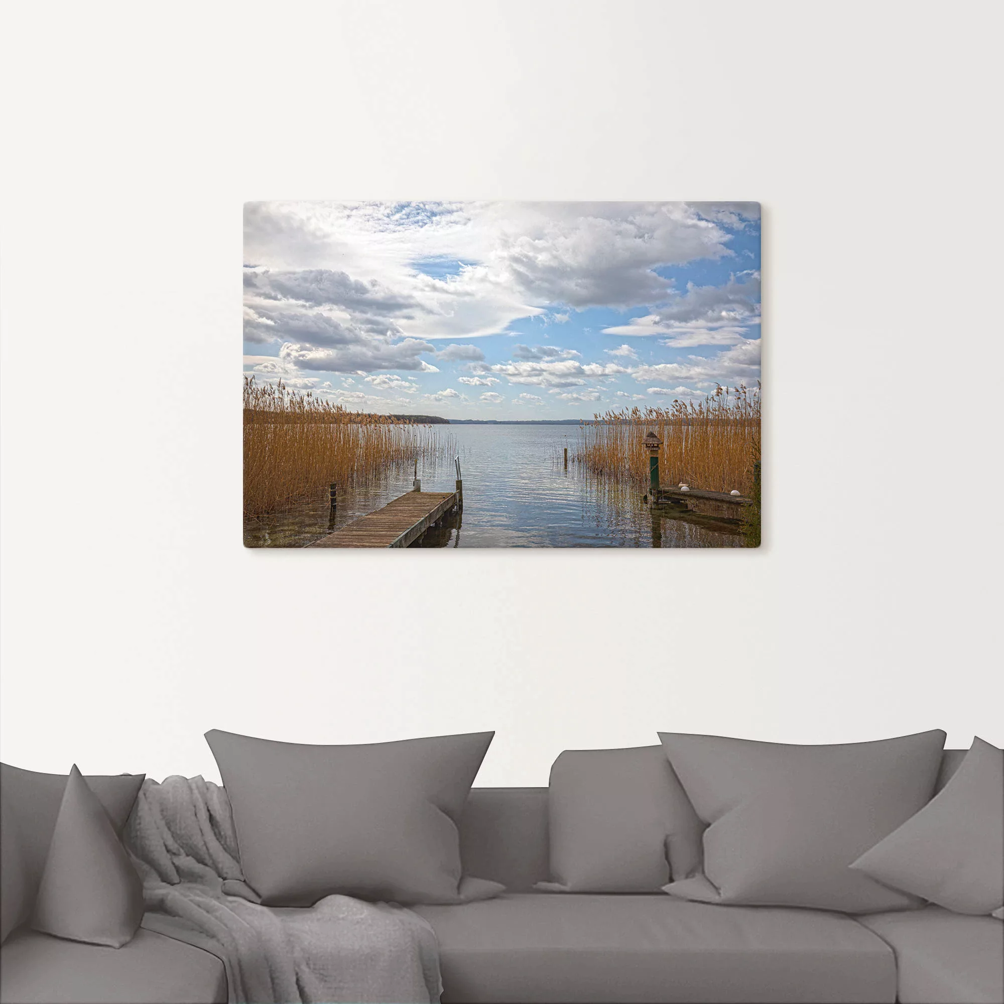 Artland Leinwandbild »Idylle am Ratzeburger See«, Seebilder, (1 St.), auf K günstig online kaufen