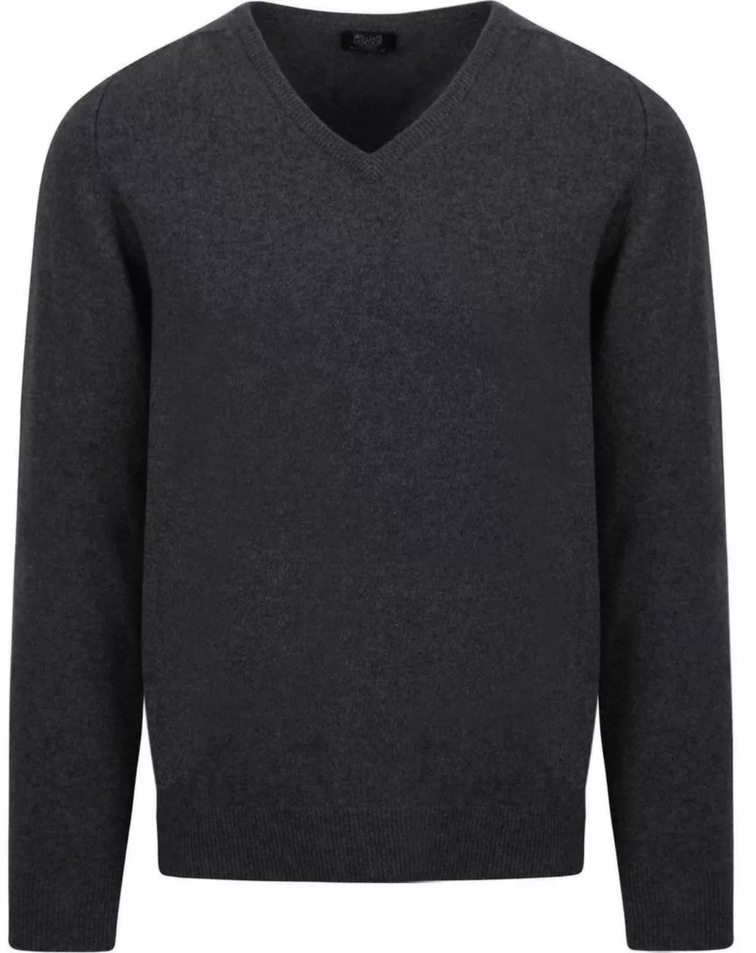 William Lockie V-Auschnitt Pullover Anthrazit  - Größe L günstig online kaufen
