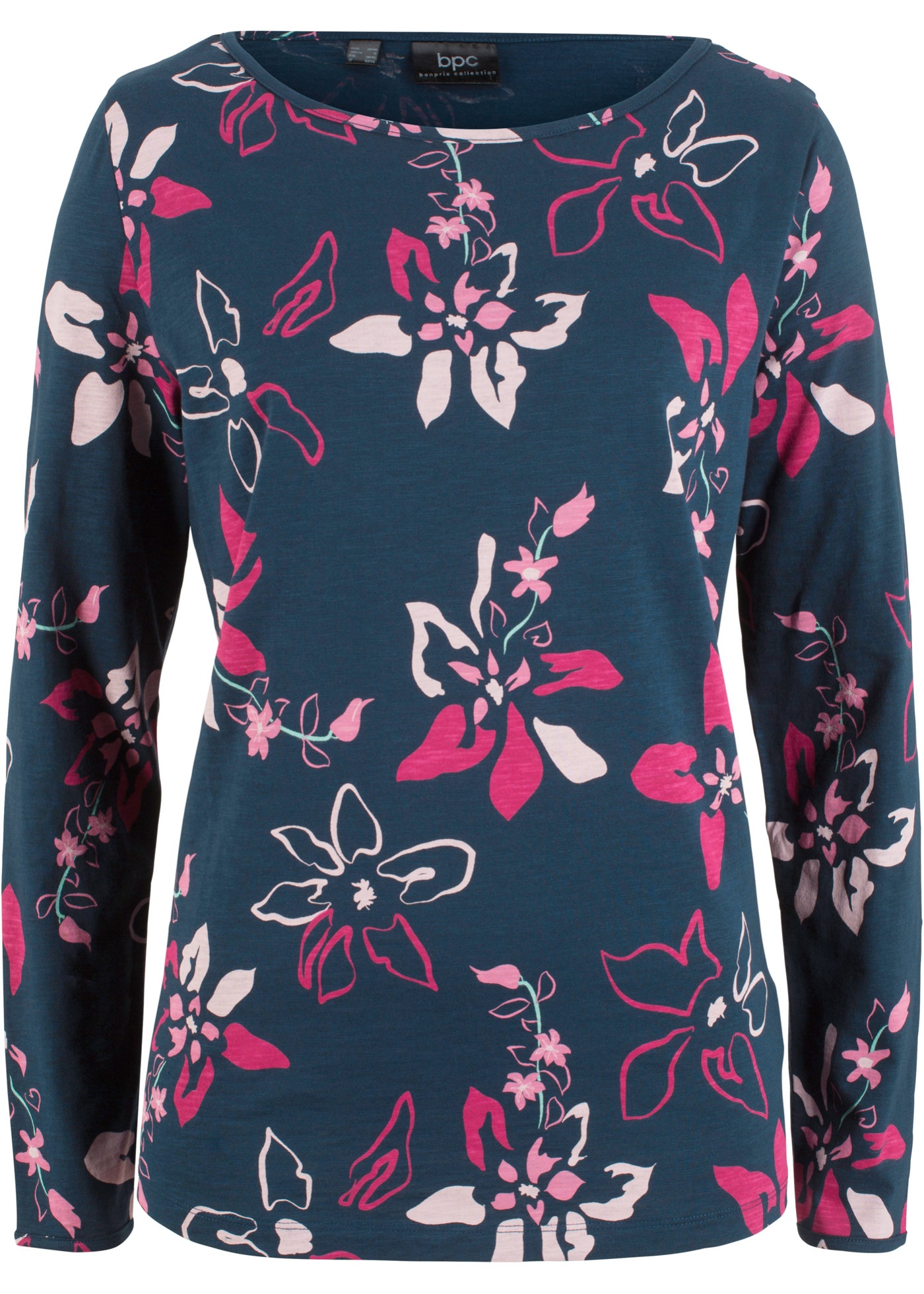 Langarm-Shirt mit Blumendruck günstig online kaufen