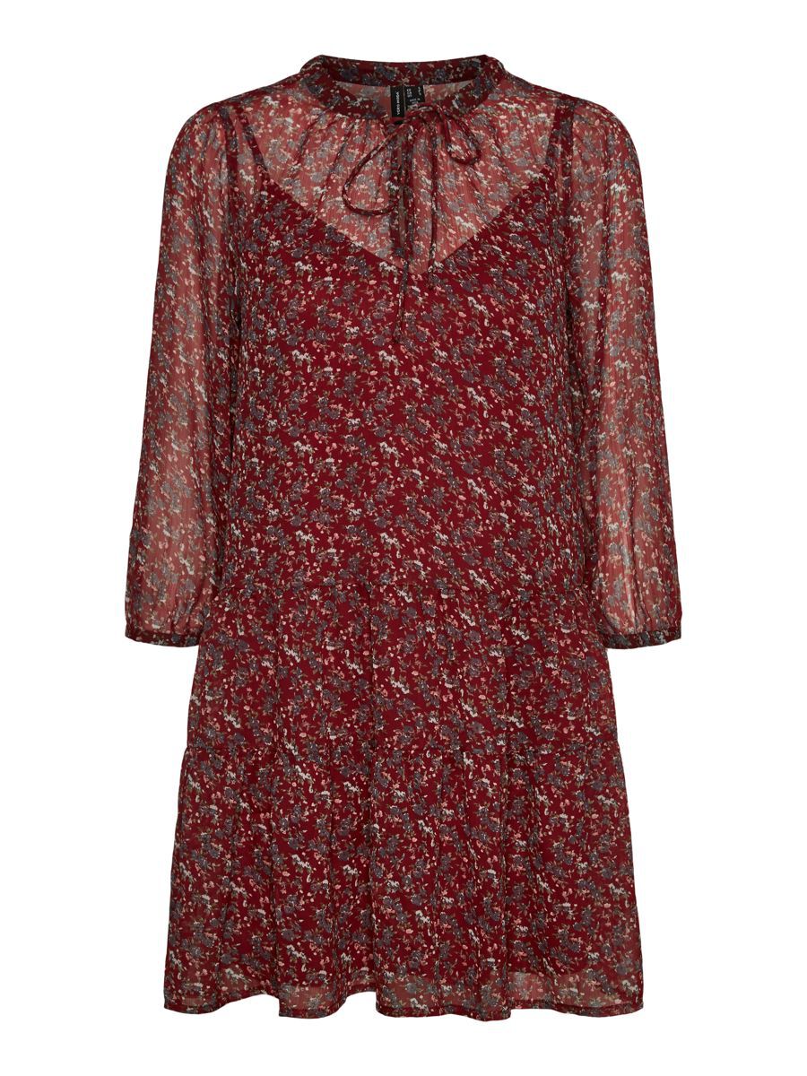 VERO MODA Durchsichtiges Tunika Damen Rot günstig online kaufen