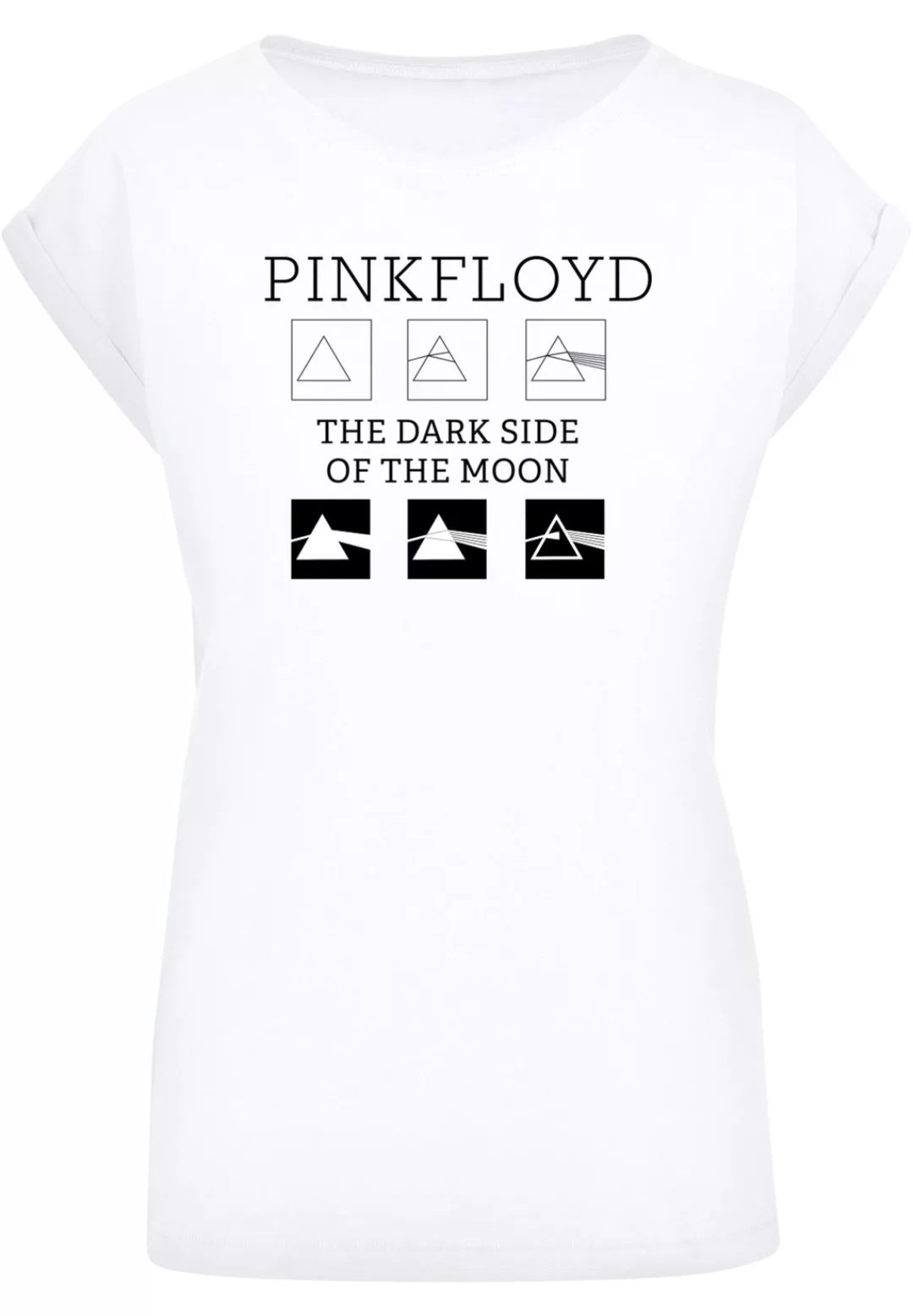 F4NT4STIC T-Shirt "Pink Floyd Pyramids Minimalistic Prism Dreieck", Damen,P günstig online kaufen