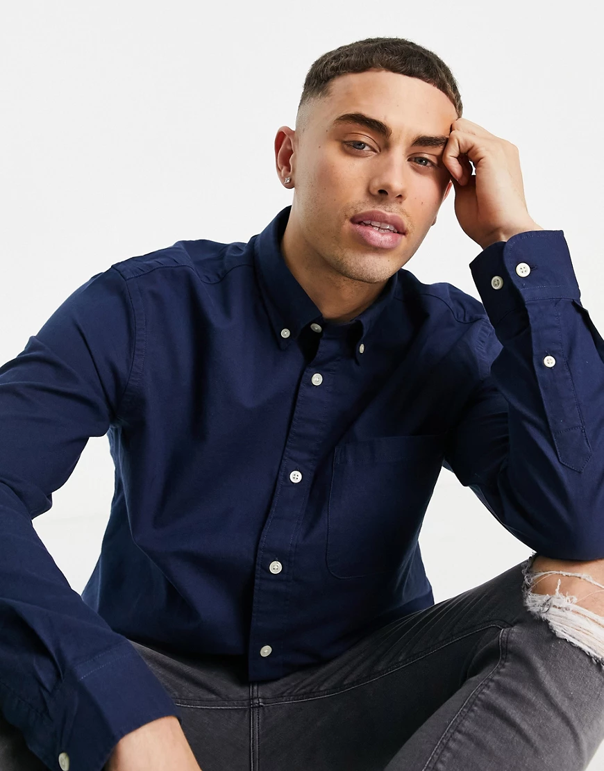 Selected Homme – Hemd in Marineblau günstig online kaufen