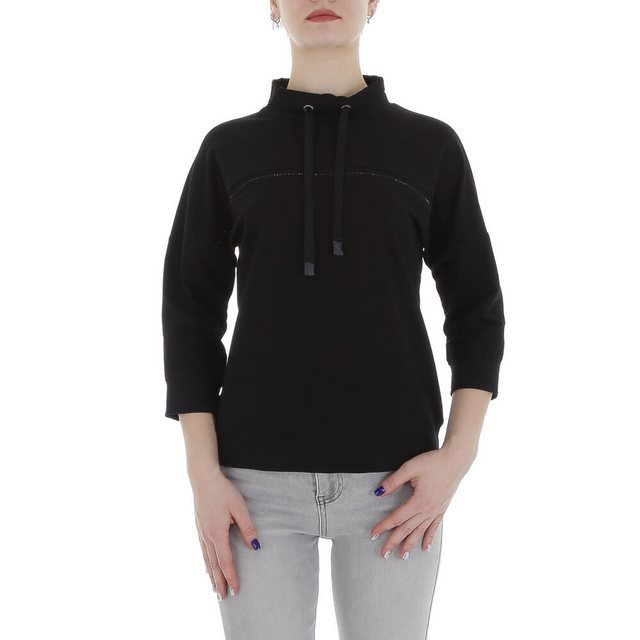 Ital-Design Sweatshirt Damen Freizeit (85987243) Glitzer Stretch Sweatshirt günstig online kaufen