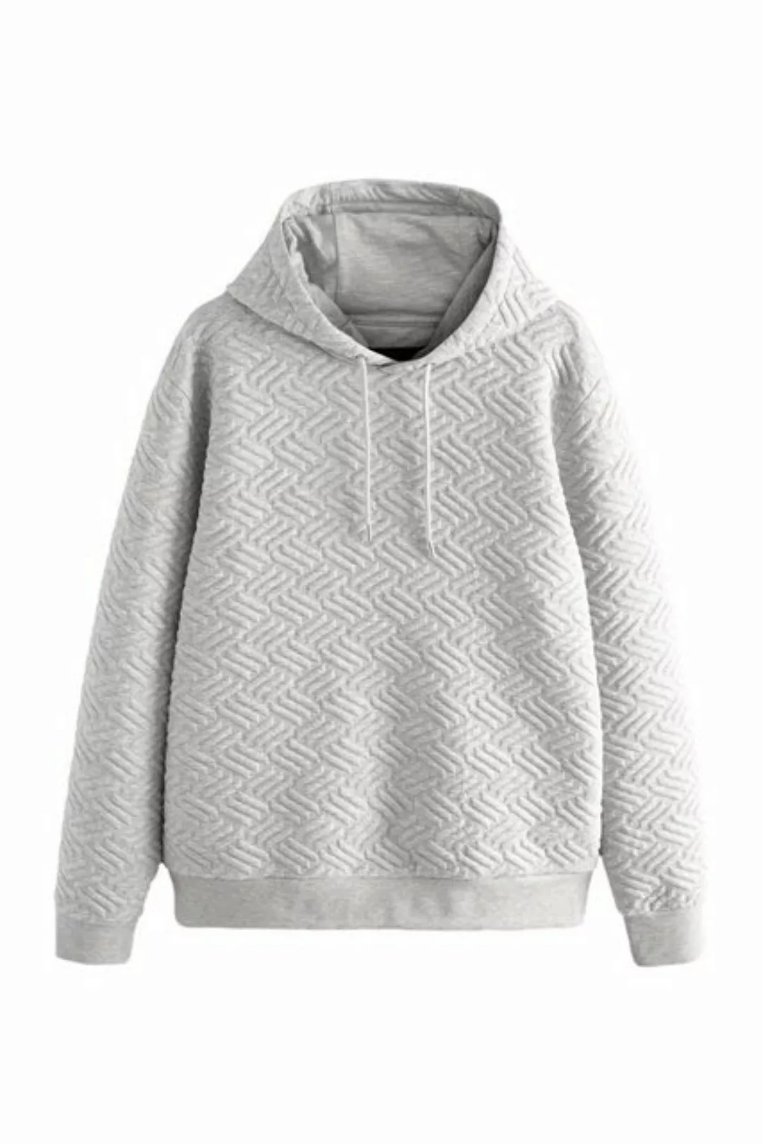 Next Kapuzensweatshirt Premium Hoodie mit Struktur (1-tlg) günstig online kaufen