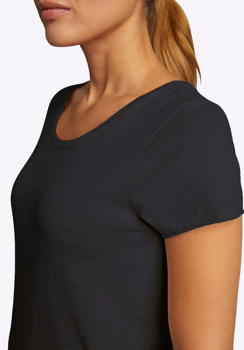 Rich & Royal T-Shirt in femininer Basic-Form günstig online kaufen