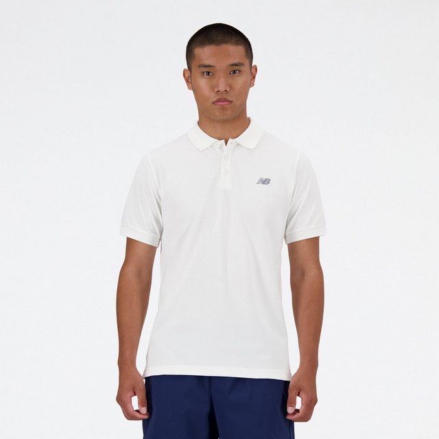 New Balance Poloshirt Cotton Polo WHITE WT günstig online kaufen