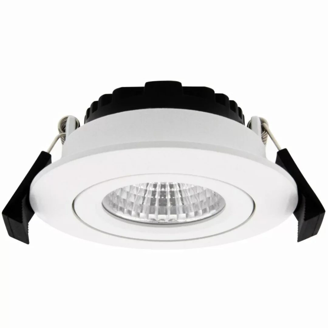 DOTLUX LED-Deckeneinbaulampe CIRCLEminidim weiß Ø 8,5 cm Alu günstig online kaufen