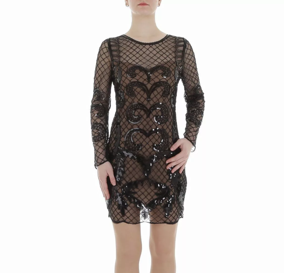 Ital-Design Partykleid Damen Party & Clubwear Pencil (86365322) Pailletten günstig online kaufen