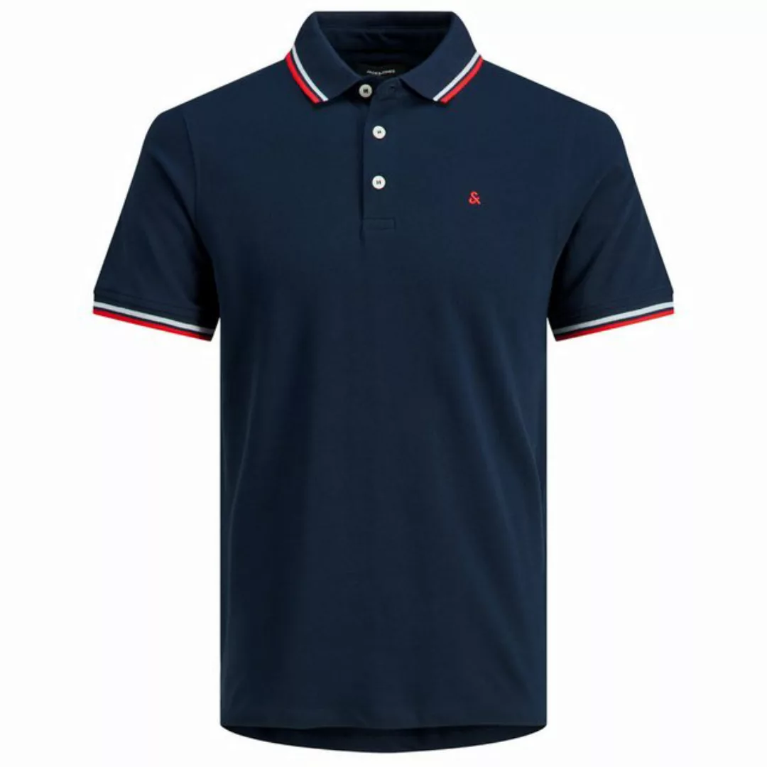 Jack & Jones Poloshirt Große Größen Poloshirt JJEPAULOS navy Jack&Jones günstig online kaufen