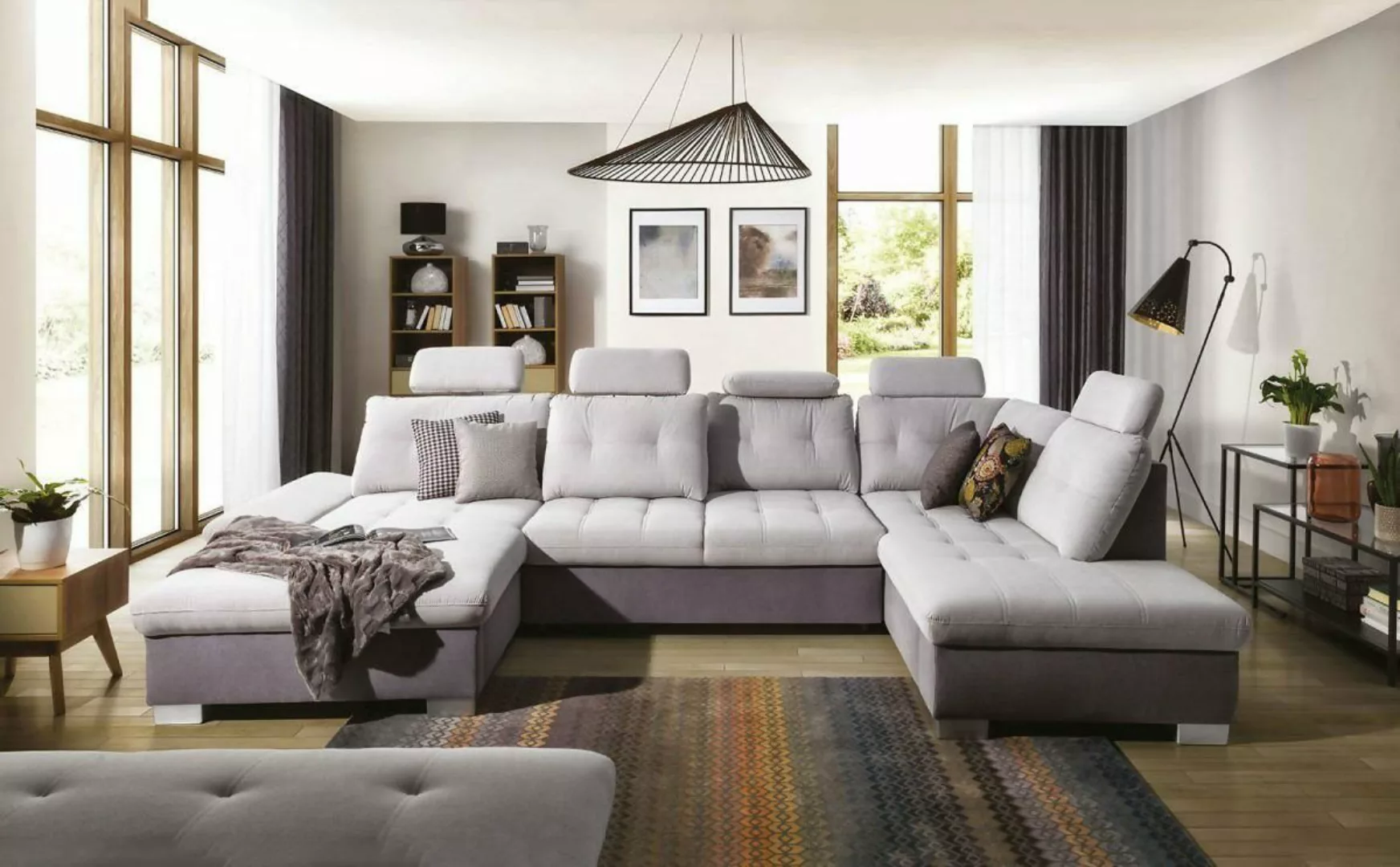 JVmoebel Ecksofa Multifunktions Couch Ecksofa Couch Polster Verstellbarer R günstig online kaufen