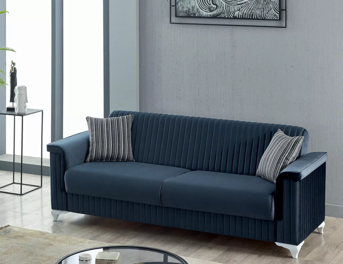 Villa Möbel Sofa Sleepy, 1 Stk. 3-Sitzer, mit Relax-/Bettfunktion durch umk günstig online kaufen