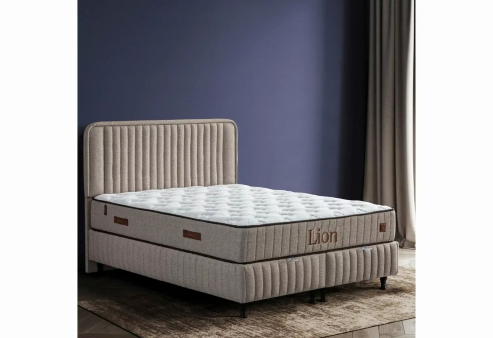 gowoll Boxspringbett Lion Bett Set mit Matratze Stauraum mit Bettkästen (14 günstig online kaufen