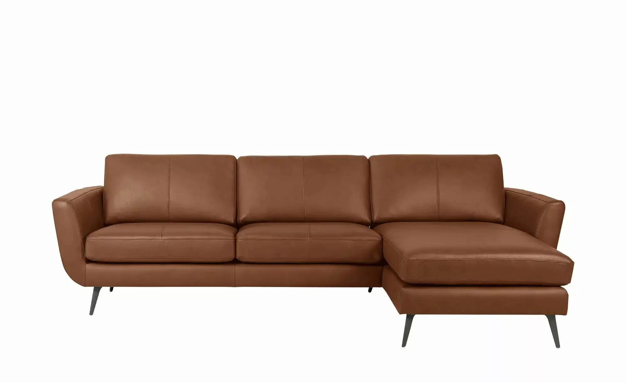 SOHO Ecksofa  Smile Day Leder ¦ braun ¦ Maße (cm): B: 274 H: 85 T: 156 Pols günstig online kaufen