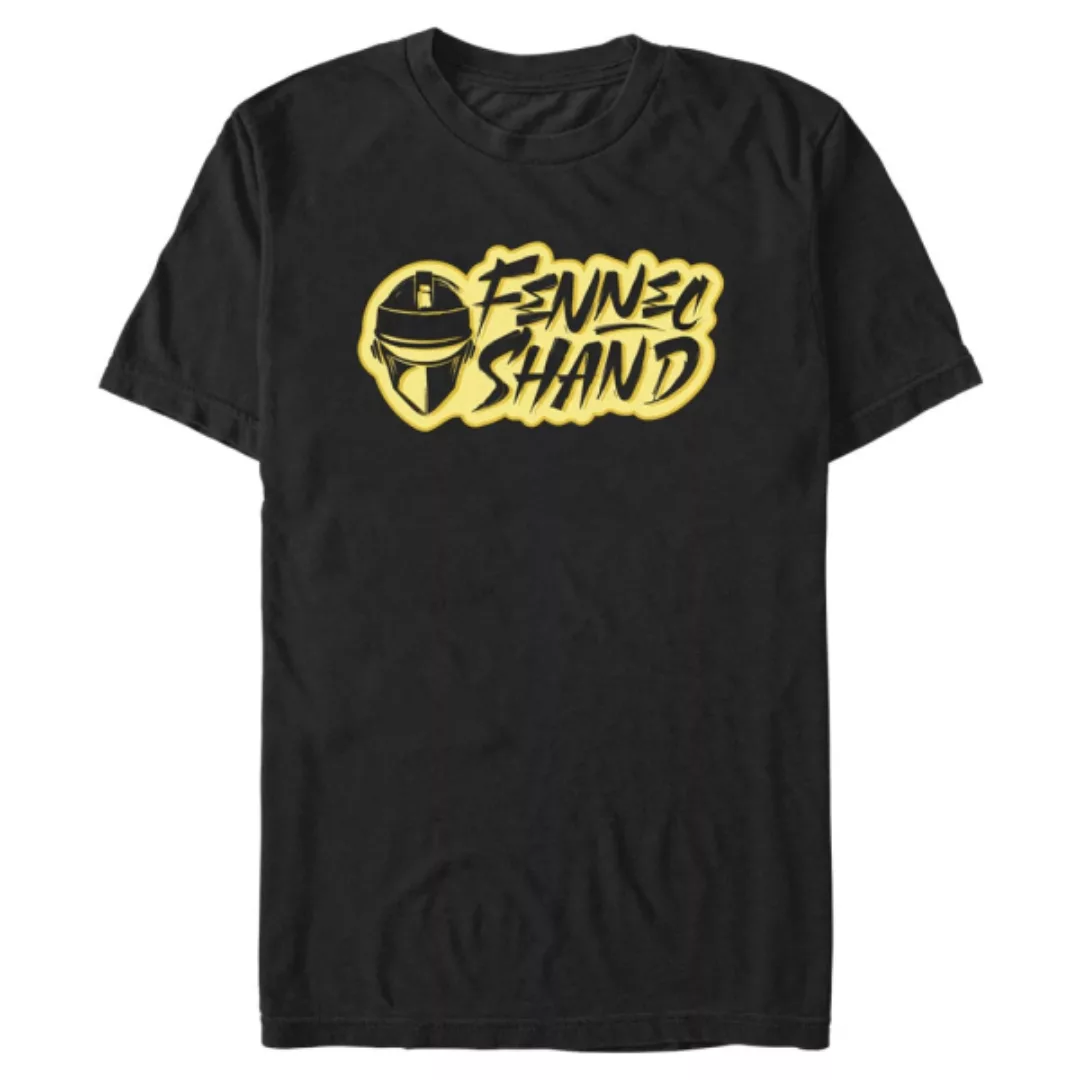Star Wars - Book of Boba Fett - Fennec Shand Text Logo - Männer T-Shirt günstig online kaufen