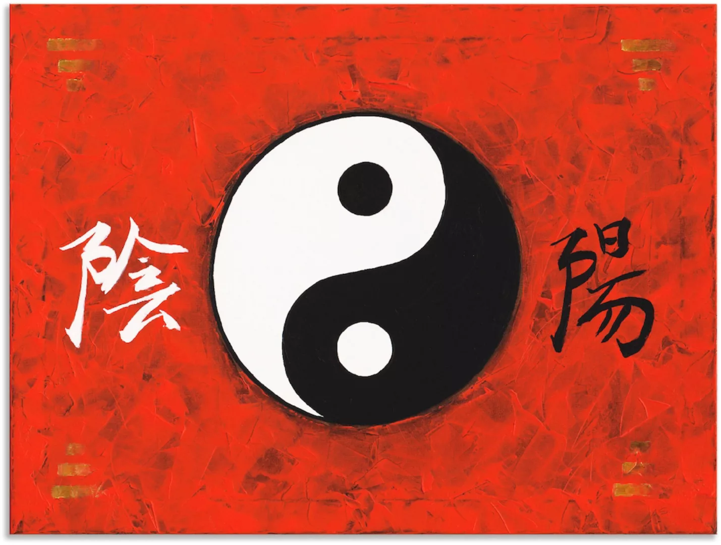 Artland Wandbild »Yin & Yang«, Zeichen, (1 St.), als Alubild, Outdoorbild, günstig online kaufen