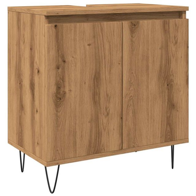 vidaXL Schrankmodule Badschrank Artisan-Eiche 58x33x60 cm Holzwerkstoff günstig online kaufen