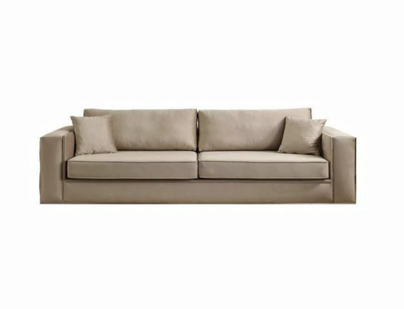 JVmoebel 3-Sitzer Design Möbel Modern Sofa 3 Sitzer Wohnzimmer Luxus beige günstig online kaufen