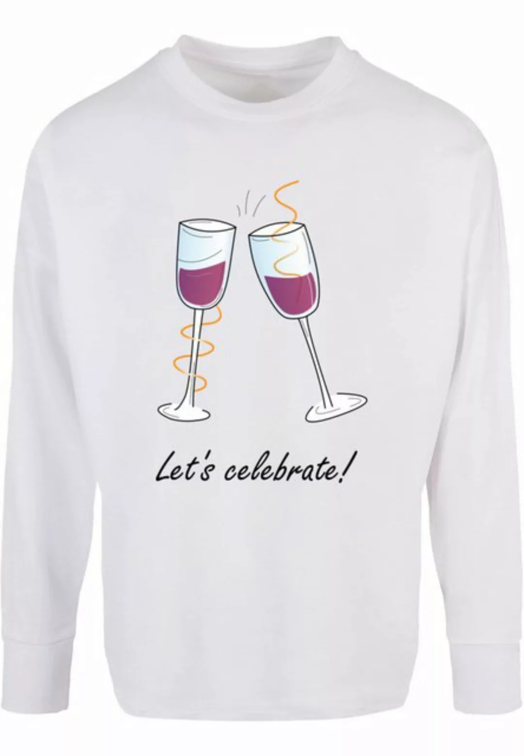 Merchcode Longsleeve Merchcode Herren Lets celebrate Oversized Longsleeve ( günstig online kaufen