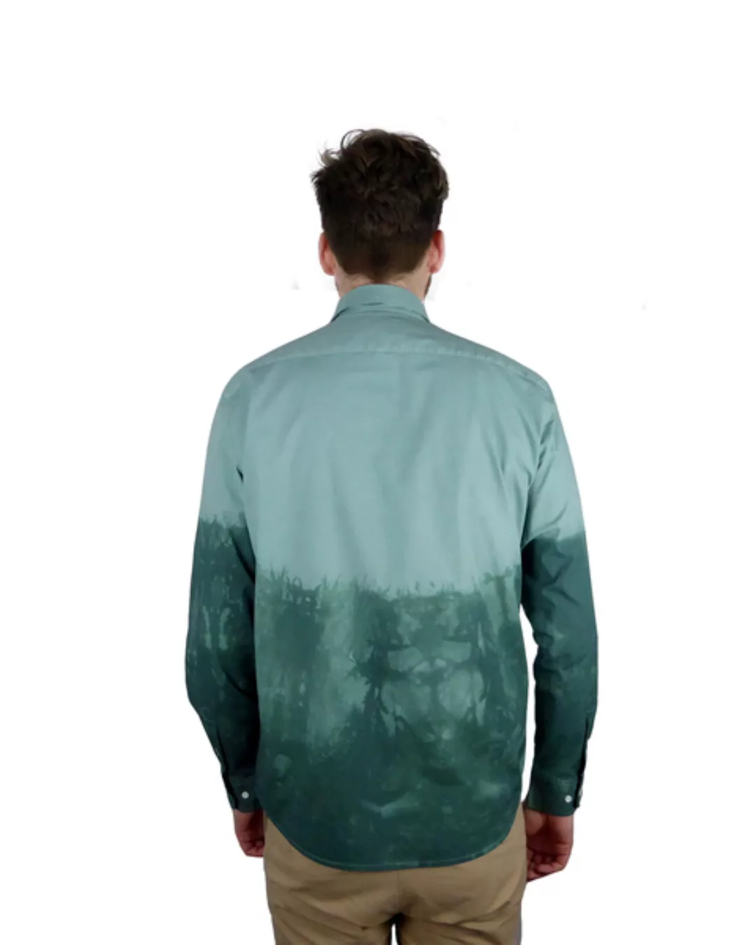 Dipp Batik Hemd Grün Aus Reiner Biobaumwolle günstig online kaufen