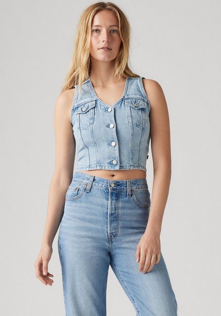 Levi's® Jeansweste BELLA DENIM CORSET günstig online kaufen