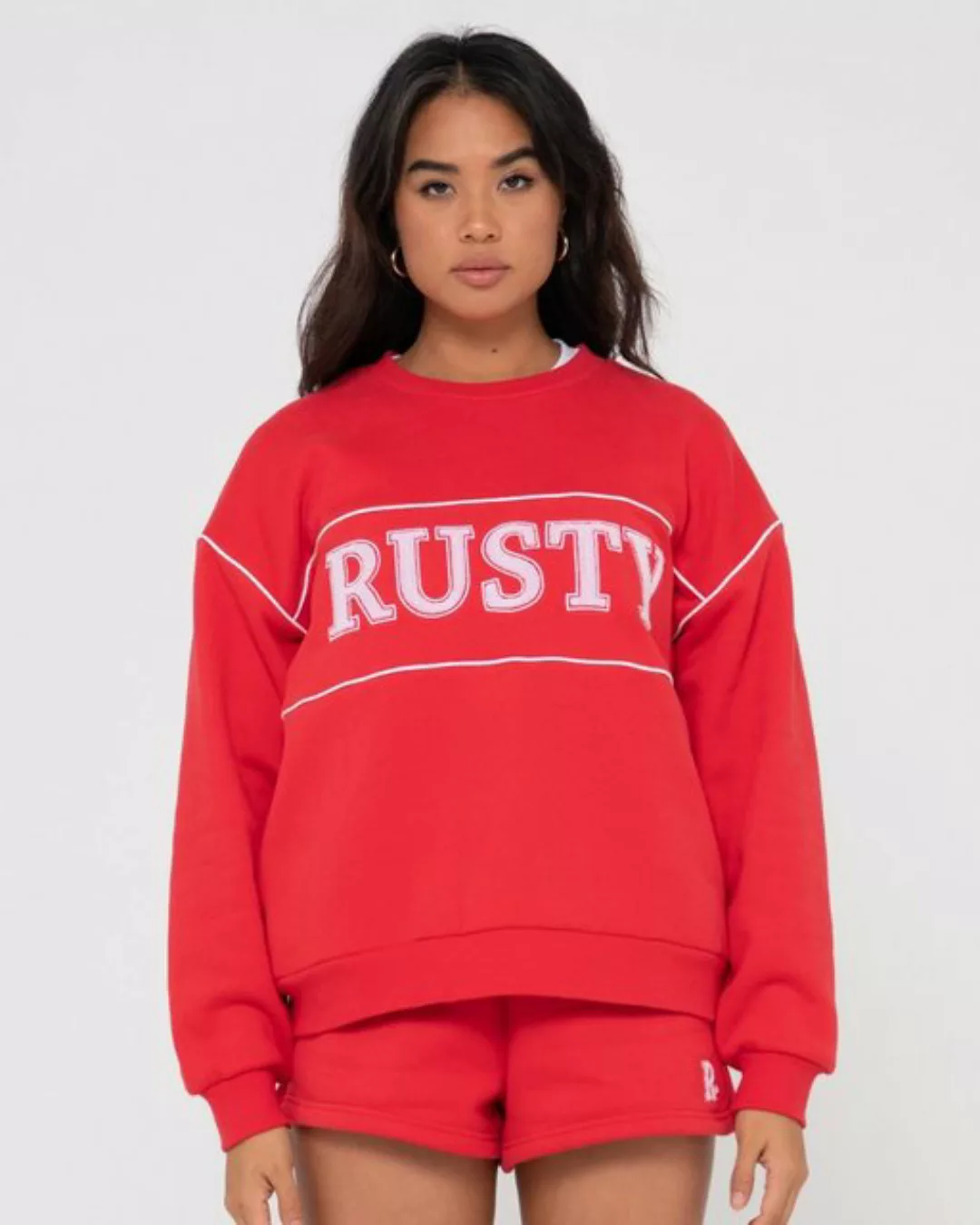 Rusty Sweatshirt LINE OVERSIZE CREW FLEECE günstig online kaufen