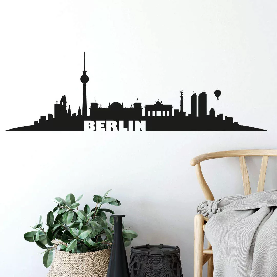 Wall-Art Wandtattoo "XXL Stadt Skyline Berlin 120cm", (1 St.), selbstkleben günstig online kaufen
