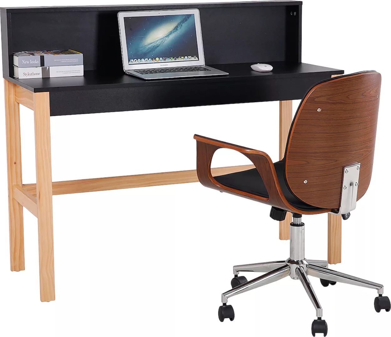 INOSIGN Schreibtisch »Melia«, Aufsatz mit 2 Fächern für mehr Stauraum günstig online kaufen