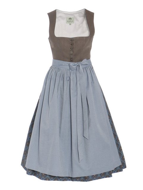 Berwin Dirndl Dirndl mit Leinen-Oberteil (Einzelstück) günstig online kaufen