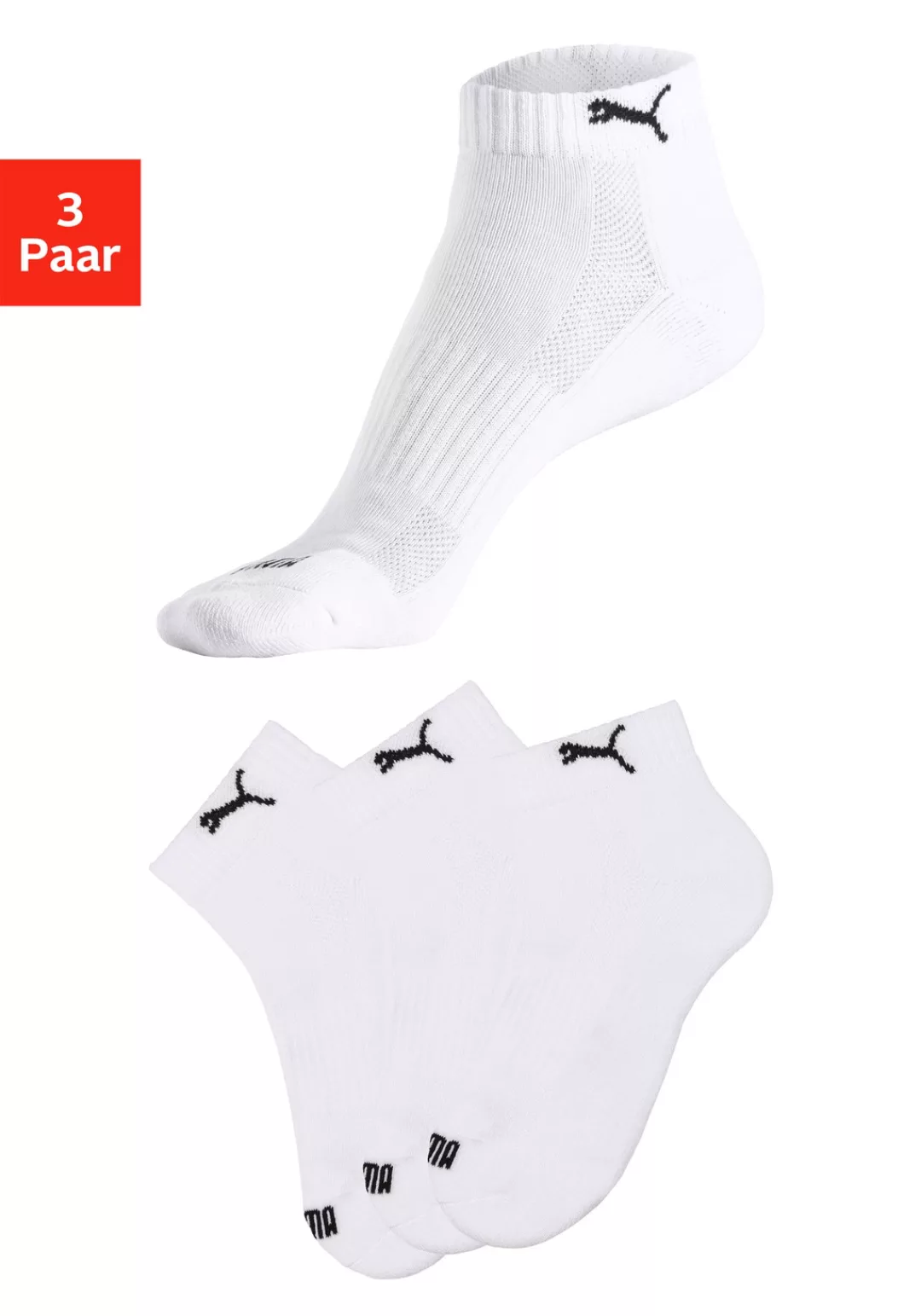 PUMA Kurzsocken, (3er-Pack), mit Frotteesole günstig online kaufen