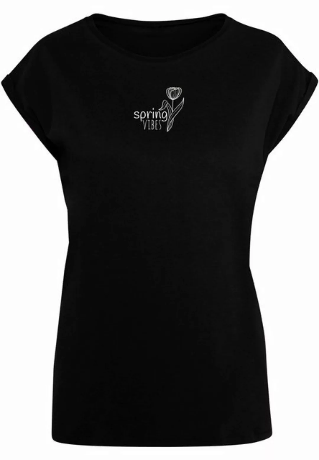 Merchcode T-Shirt Merchcode Damen Ladies Spring - Vibes T-Shirt (1-tlg) günstig online kaufen