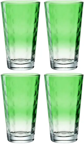 LEONARDO Gläser-Set »OPTIC«, (Set, 4 tlg.), 540 ml, 4-teilig günstig online kaufen