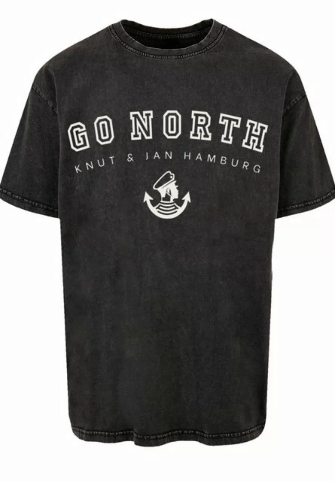 F4NT4STIC T-Shirt "Go North Knut & Jan Hamburg", Print günstig online kaufen