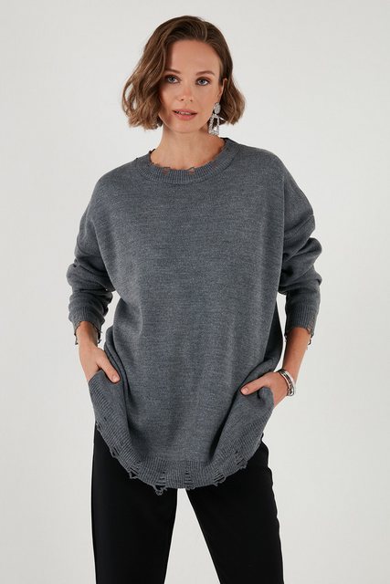 LELA Rundhalspullover Regular Fit günstig online kaufen