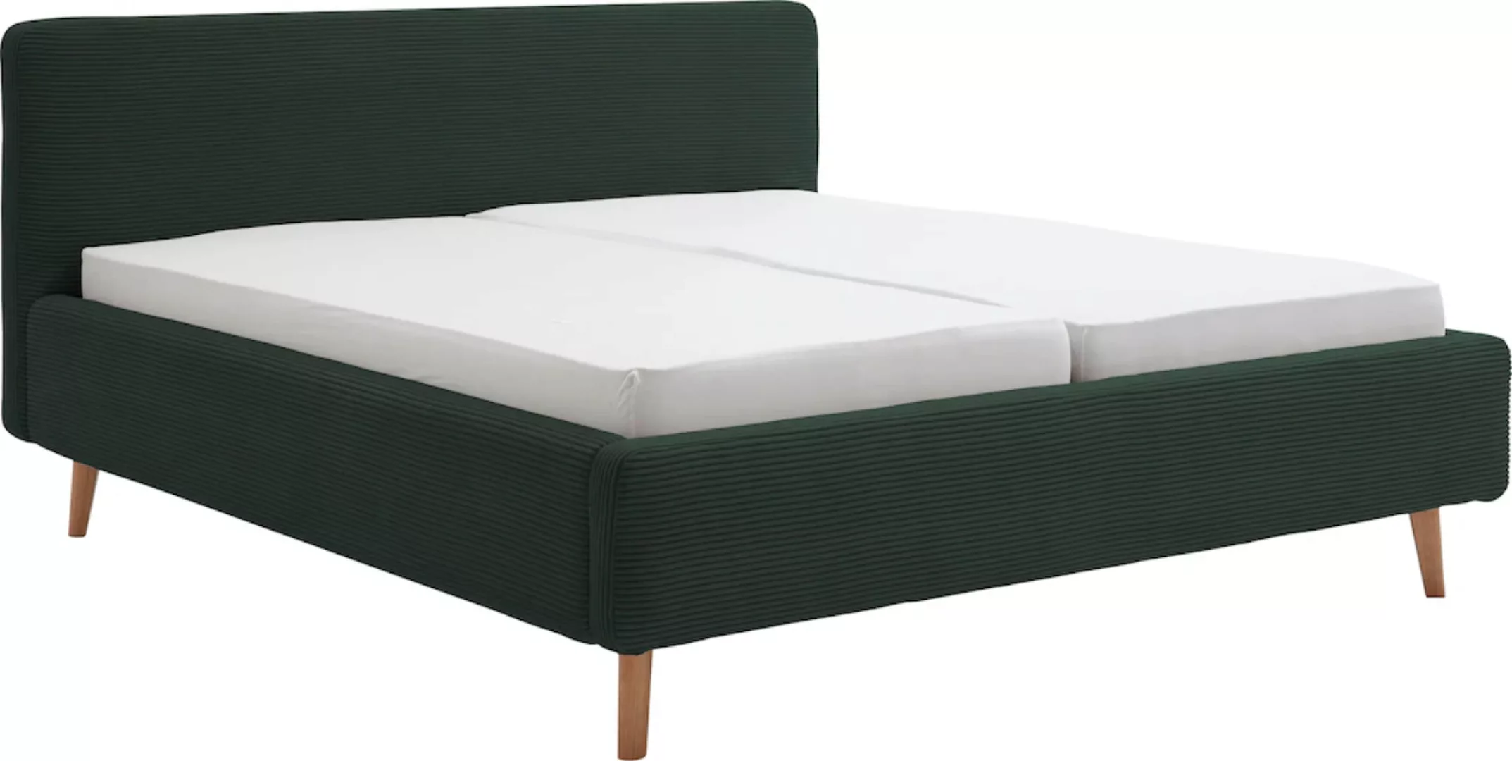 meise.möbel Polsterbett aus Polyester in dunkelgrün. Abmessungen (LxBxH) 22 günstig online kaufen