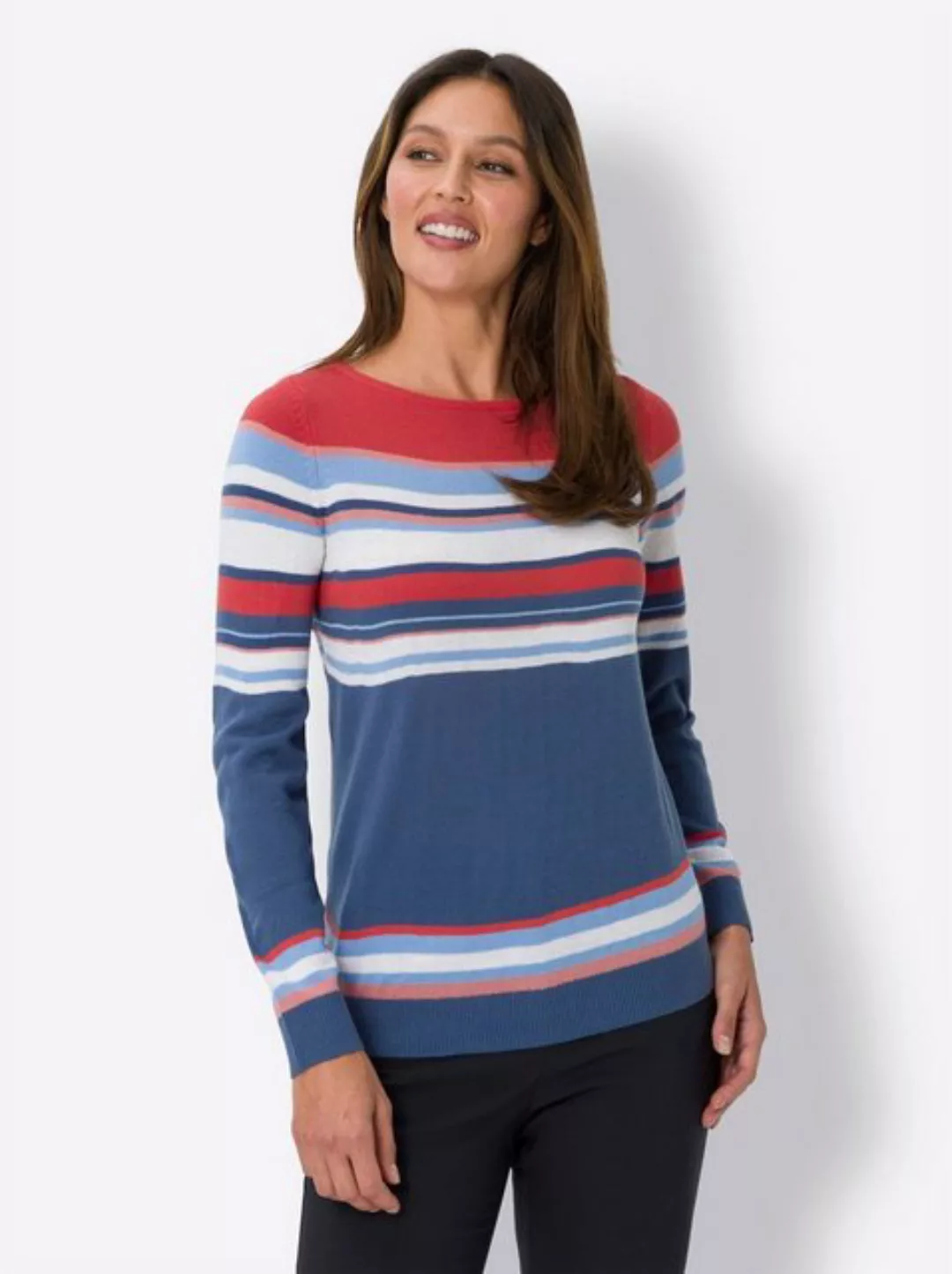 Classic Basics Streifenpullover "Langarm-Pullover" günstig online kaufen