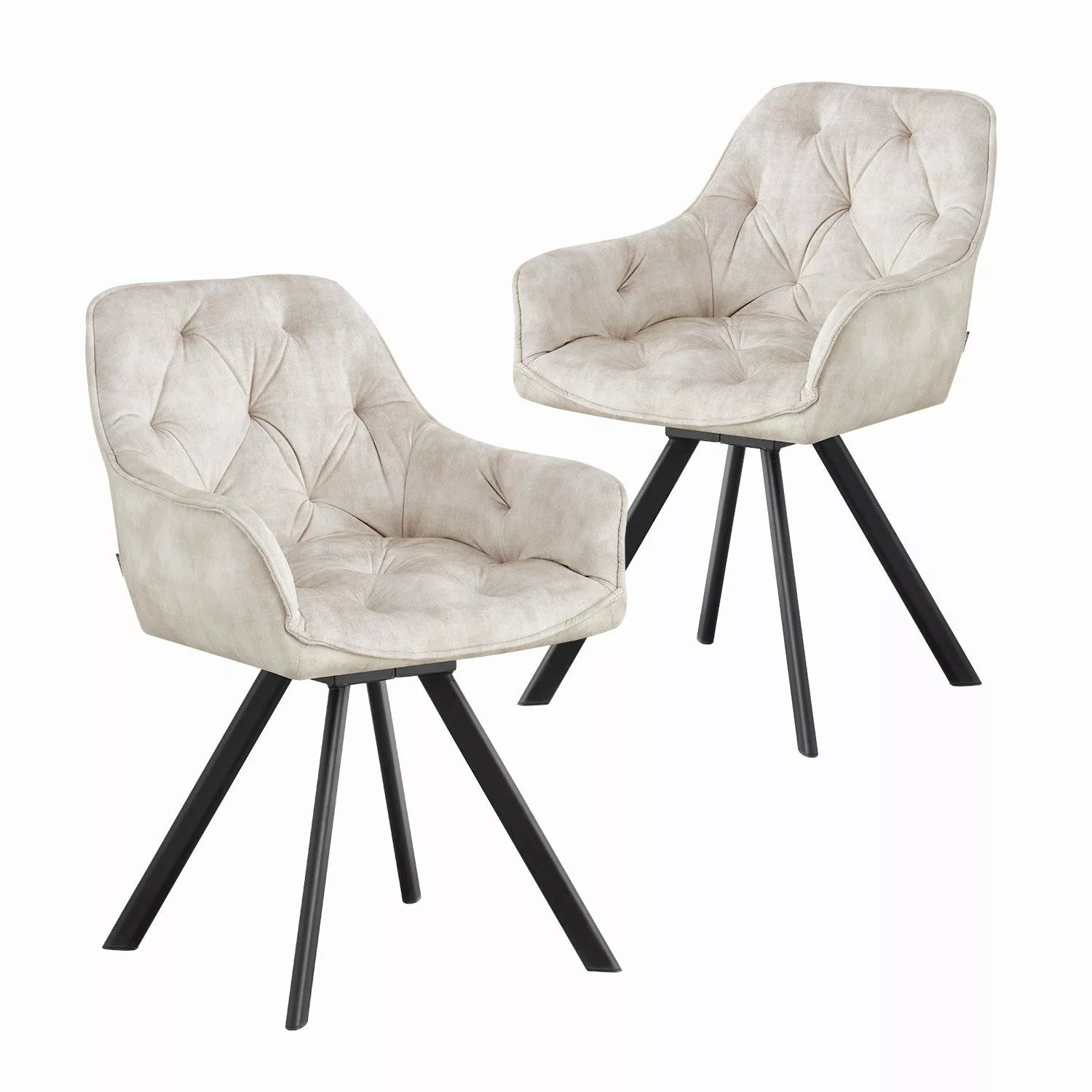 B&D home Polsterstuhl DIETER (2er Set, günstig online kaufen